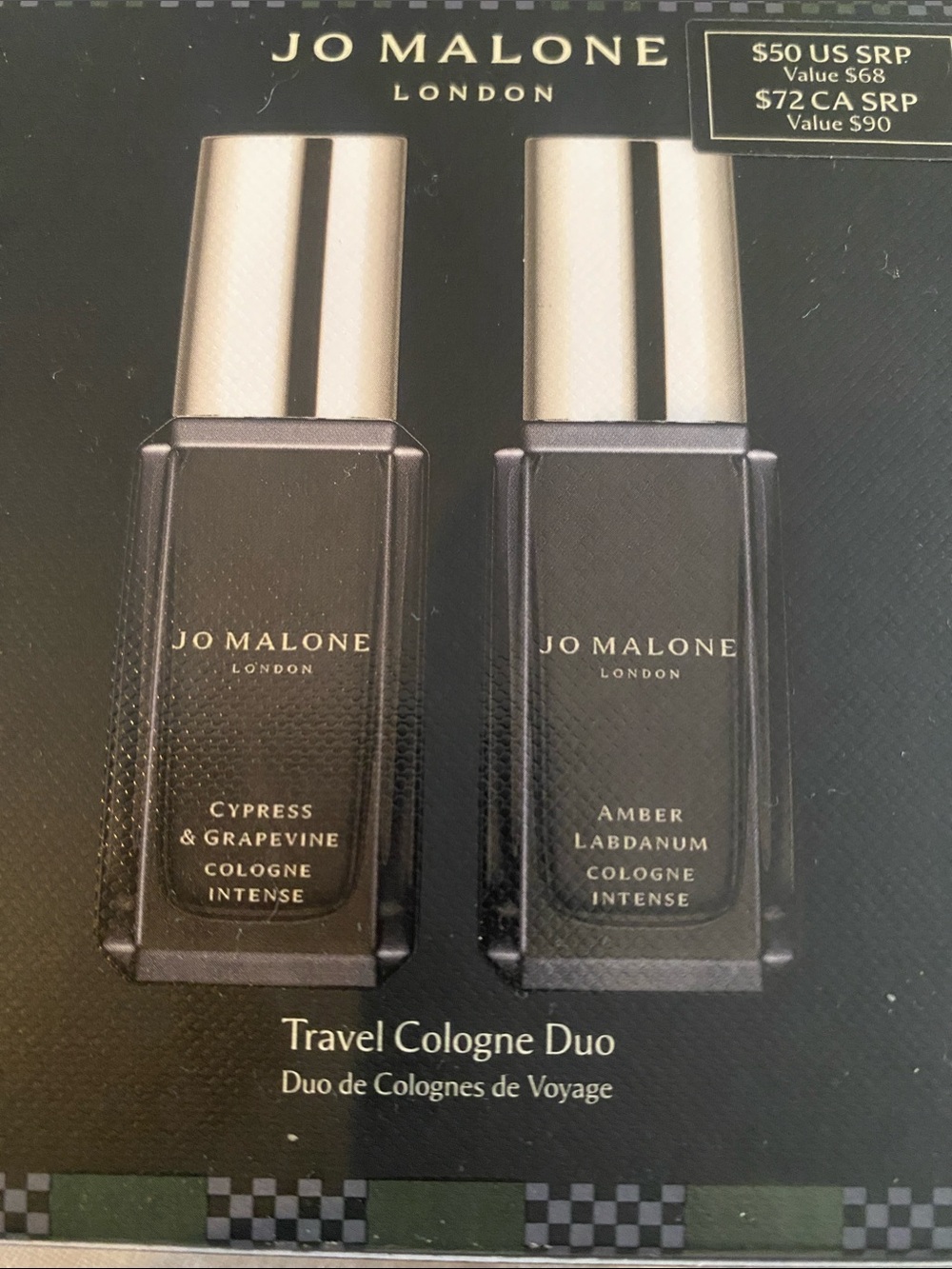 Jo Malone Black and Gold Travel Cologne Duo